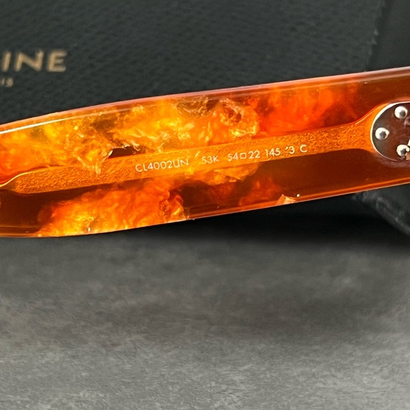Celine Square Gradient Acetate Sunglasses CL4002UN /53K NWT 460$ - Picture 13 of 15